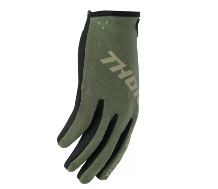 Motokrosové rukavice Thor Ridemode Static camo