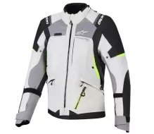Dámská bunda 2026 Alpinestars Stella Andes V4 Drystar grey/black/yellow fluo