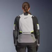 Dámská bunda 2026 Alpinestars Stella Andes V4 Drystar grey/black/yellow fluo