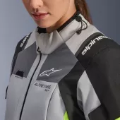 Dámská bunda 2026 Alpinestars Stella Andes V4 Drystar grey/black/yellow fluo