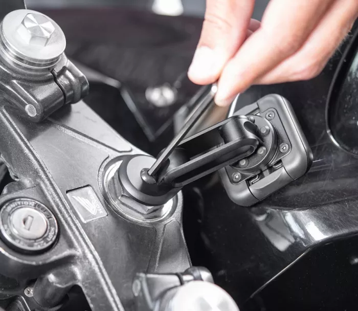 Držák telefonu na motorku Peak Design Motorcycle Mount Stem Mount Black