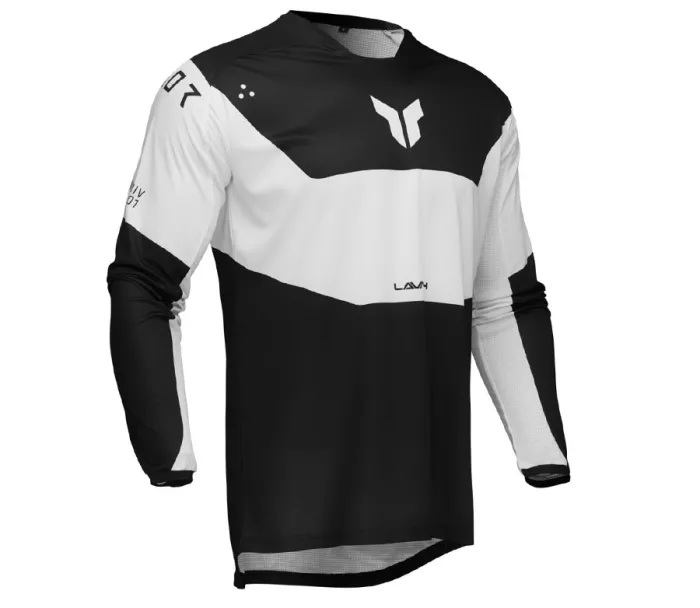 Dres na motokros Thor Launchmode Storm black/white