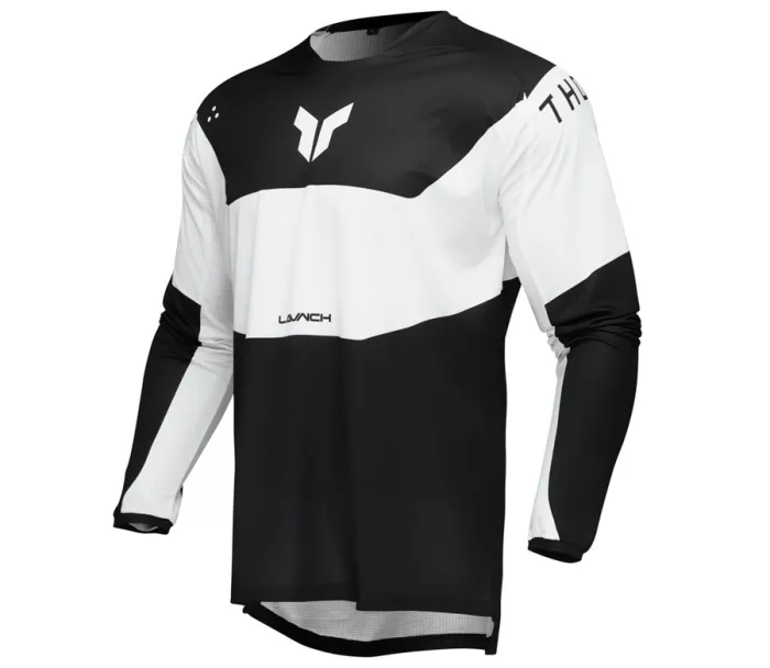 Dres na motokros Thor Launchmode Storm black/white