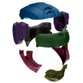 Helma na moto 2024 Alpinestars Supertech R10 Element black/carbon silver/black glossy