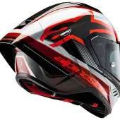 Závodní helma 2024 Alpinestars Supertech R10 Team black/carbon red/white glossy