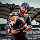 Závodní helma 2024 Alpinestars Supertech R10 Team black/carbon red/white glossy