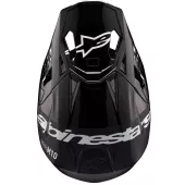 Motokrosová helma 2025 Alpinestars Supertech M10 Flood black/dark grey