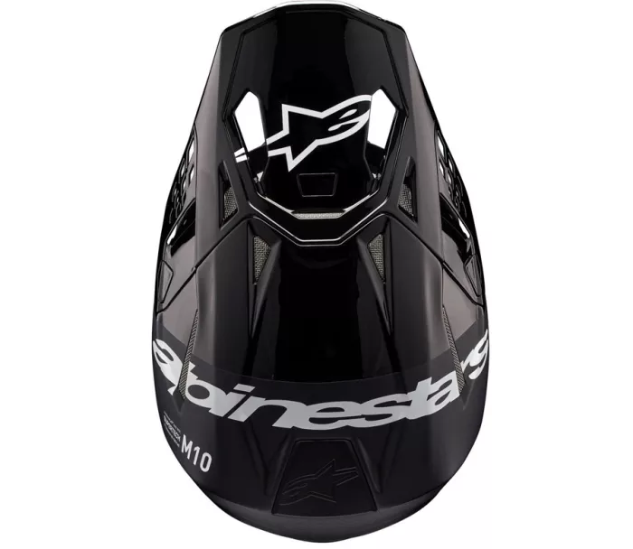 Motokrosová helma 2025 Alpinestars Supertech M10 Flood black/dark grey