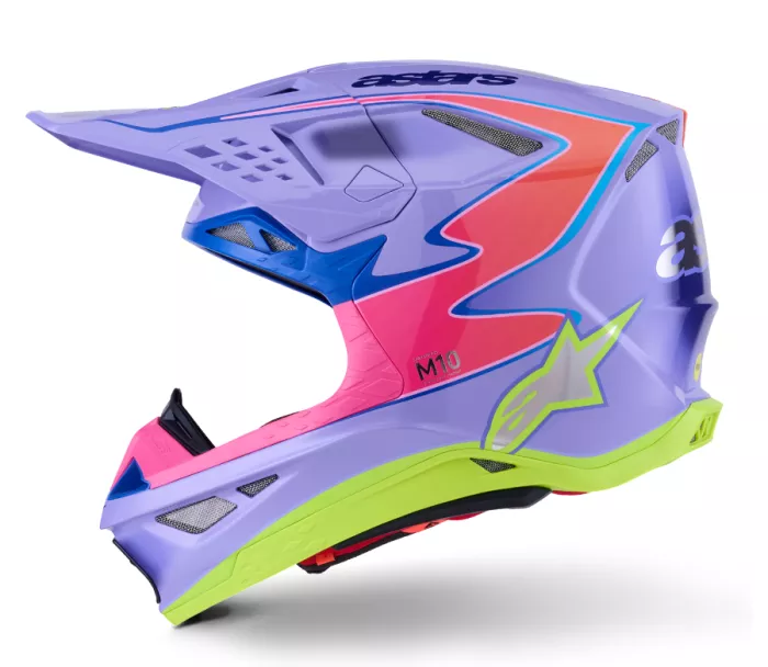 Helma na motokros 2026 Alpinestars Supertech M10 Jett Lawrence R01 purple/pink/yellow