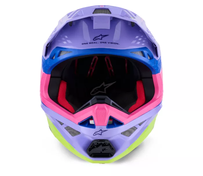 Helma na motokros 2026 Alpinestars Supertech M10 Jett Lawrence R01 purple/pink/yellow