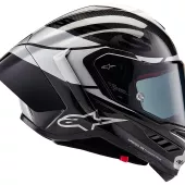 Helma na moto 2024 Alpinestars Supertech R10 Element black/carbon silver/black glossy