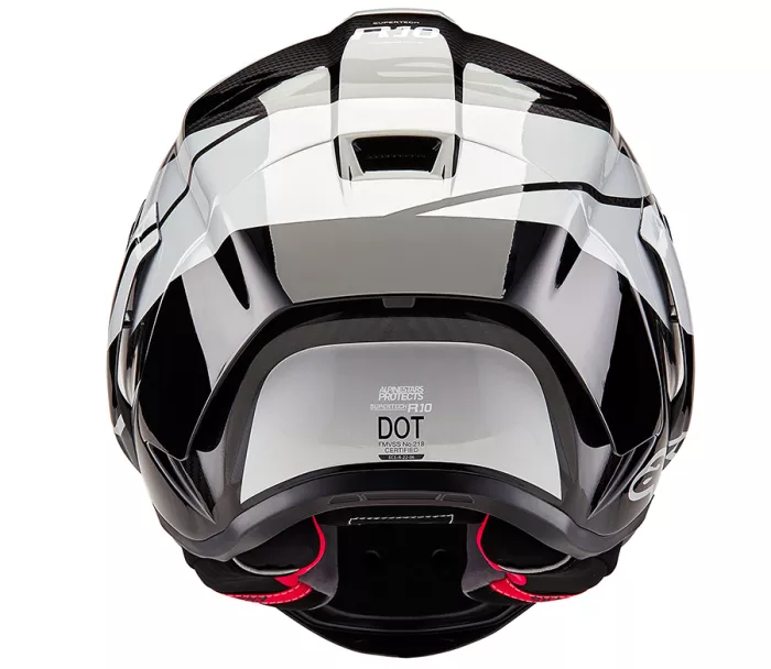 Helma na moto 2024 Alpinestars Supertech R10 Element black/carbon silver/black glossy