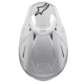 Motokrosová helma 2026 Alpinestars S-M10 Supertech Solid white/glossy