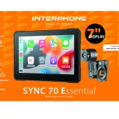 Interphone display SYNC70 ESSENTIAL - Apple CarPlay a Android Auto pro motocykly
