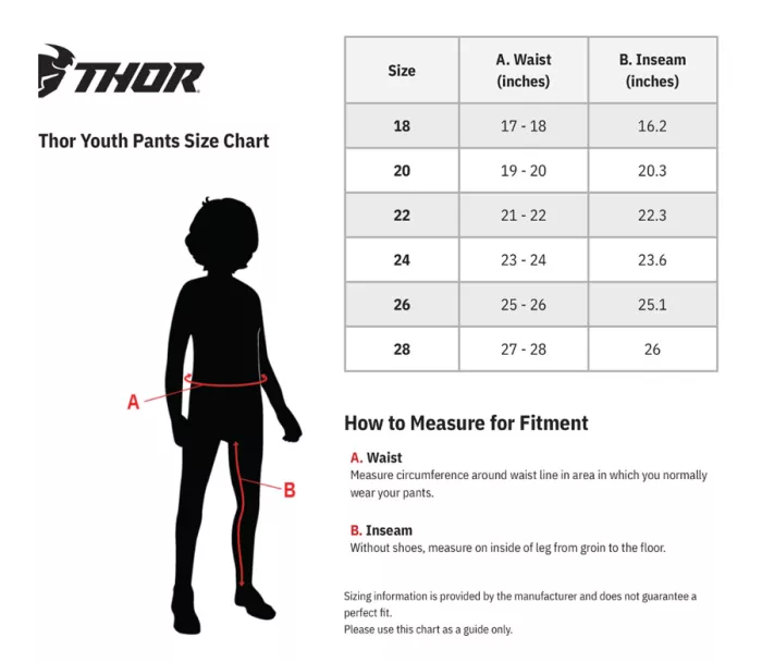 Dětské motokrosové kalhoty Thor Ridemode Menace red
