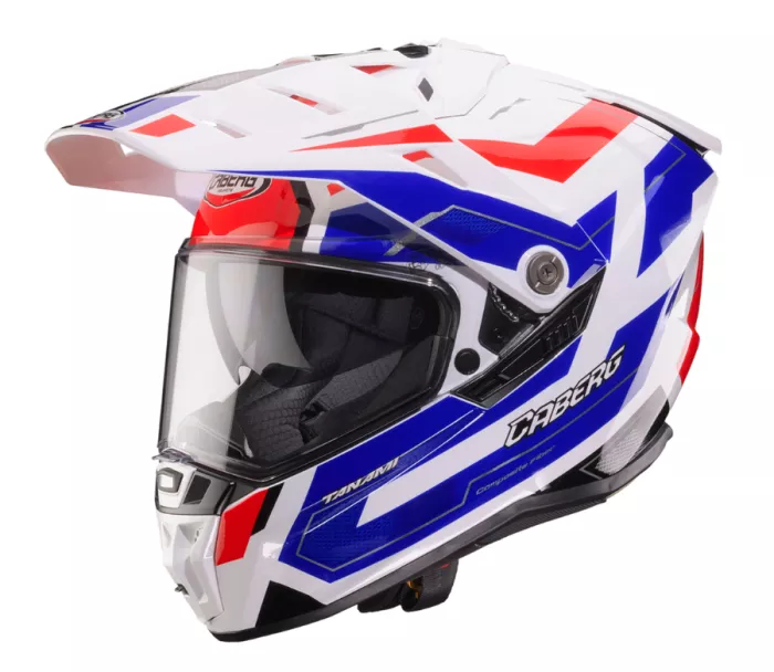 Adventure helma Caberg Tanami Ranger white/red/blue