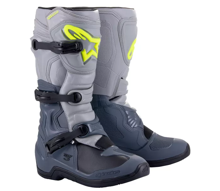 Motokrosové boty 2024 Alpinestars Tech 3 dark grey/light grey/black 2024