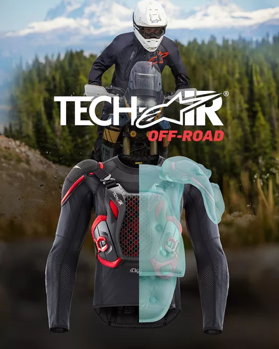 Airbagový systém 2024 Alpinestars TECH-AIR® OFF-ROAD black/red