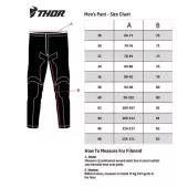 Kalhoty na motokros Thor Launchmode Storm black/white