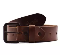 Trip Machine Belt Single Pin Tobacco Brown