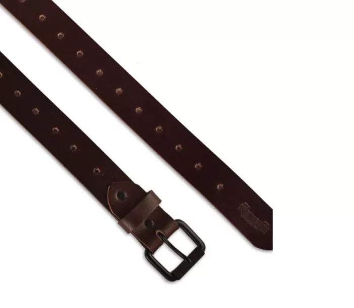 Trip Machine Belt Single Pin Tobacco Brown