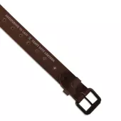 Trip Machine Belt Single Pin Tobacco Brown