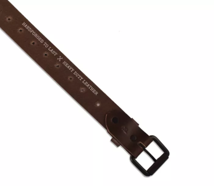 Trip Machine Belt Single Pin Tobacco Brown
