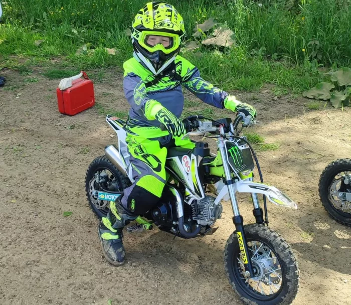 Dětské MX rukavice XRC MX Pablo Youth gloves fluo/grey