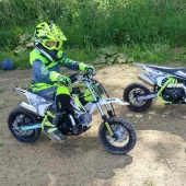 Dětské MX rukavice XRC MX Pablo Youth gloves fluo/grey