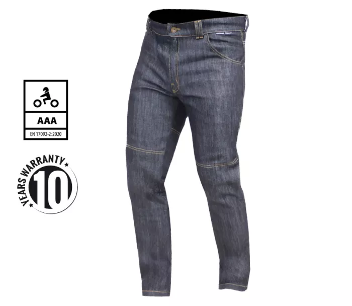 Trilobite Ton-up 2.0 doublelayer AAA men dark blue slim fit jeans (Prodloužená verze)