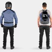 Pánská bunda na moto Macna Torido black/taupe