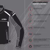 Dámská bunda na moto XRC Totter 2.0 WTP sport black