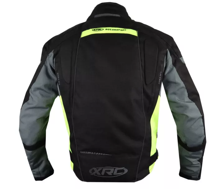 Bunda na moto XRC Totter 2.0 WTP sport black/grey/fluo