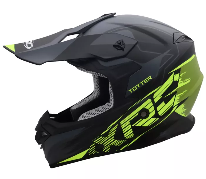 Motokrosová helma XRC Totter blk/grey/fluo