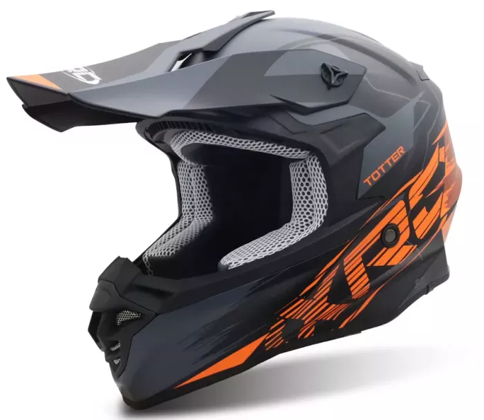 Motokrosová helma XRC Totter blk/grey/orange