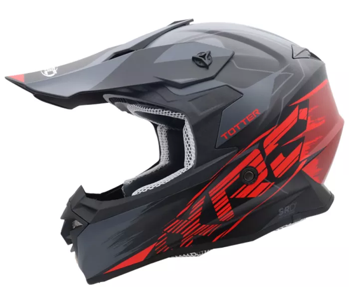 Motokrosová helma XRC Totter blk/grey/red