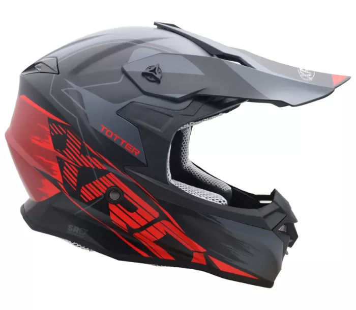 Motokrosová helma XRC Totter blk/grey/red
