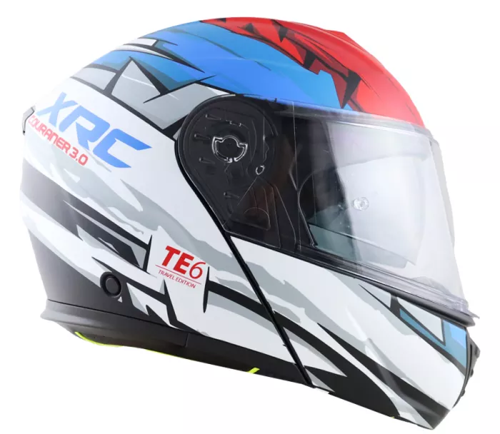 Výklopná helma XRC Touraner 3.0 red/blue/white/black