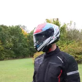 Výklopná helma XRC Touraner 3.0 red/blue/white/black