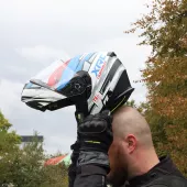 Výklopná helma XRC Touraner 3.0 red/blue/white/black