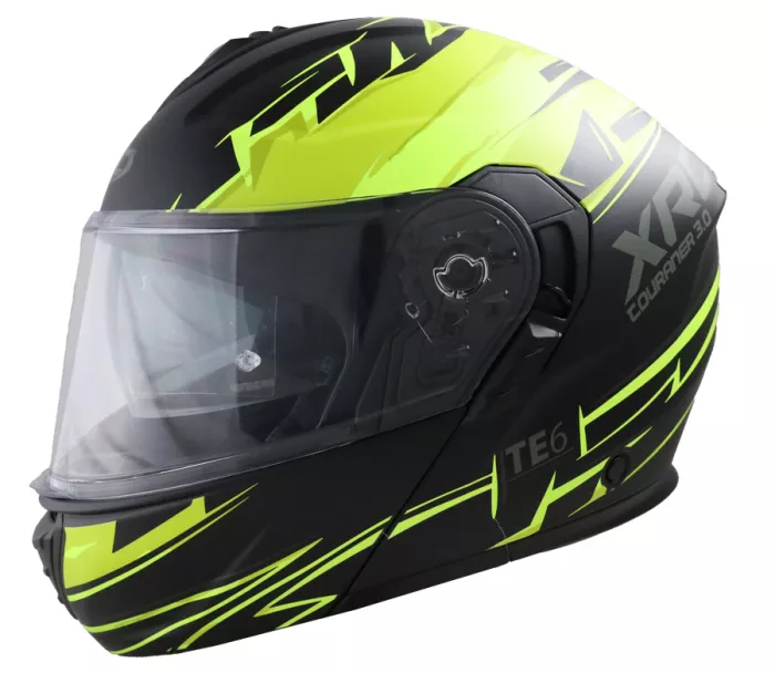 Výklopná helma XRC Touraner 3.0 black/yellow