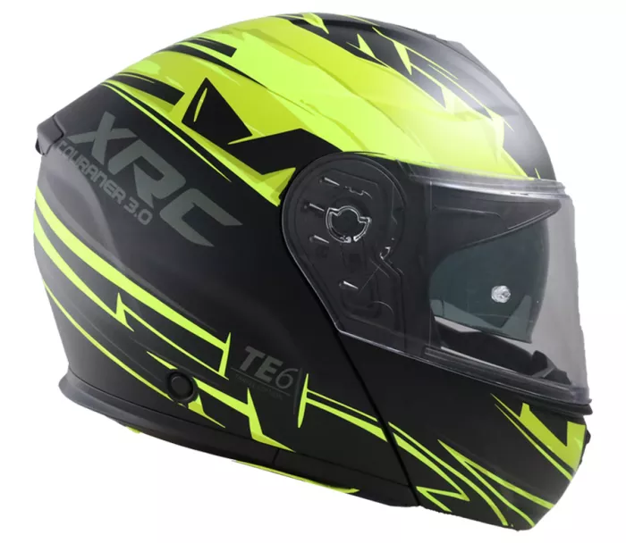 Výklopná helma XRC Touraner 3.0 black/yellow
