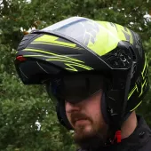 Výklopná helma XRC Touraner 3.0 black/yellow