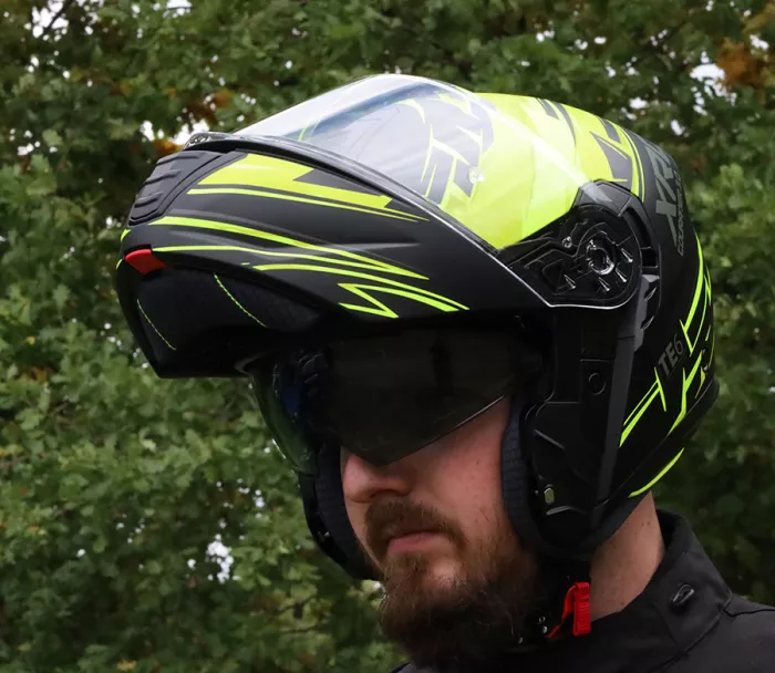 Výklopná helma XRC Touraner 3.0 black/yellow