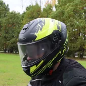 Výklopná helma XRC Touraner 3.0 black/yellow