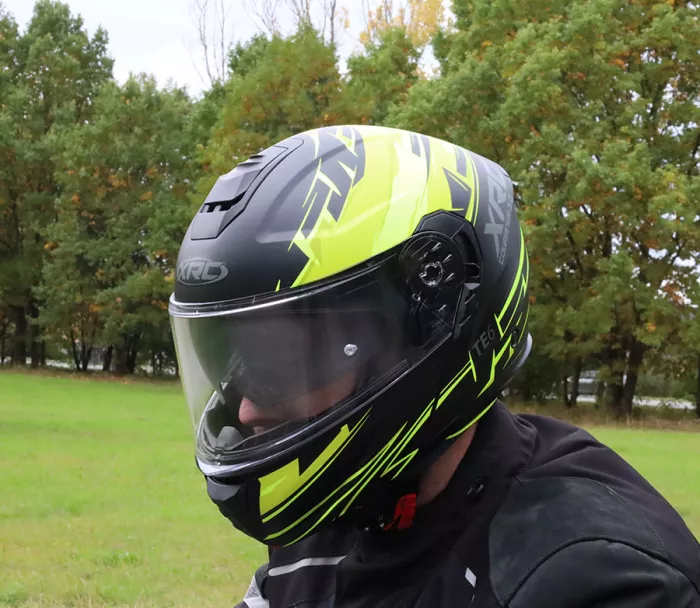 Výklopná helma XRC Touraner 3.0 black/yellow