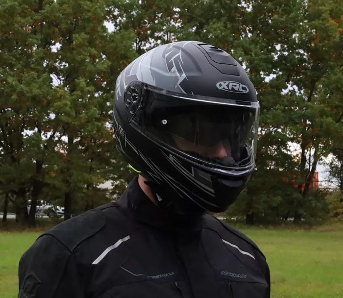 Výklopná helma XRC Touraner 3.0 black/grey