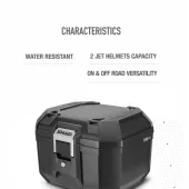 Vrchní kufr Shad Terra TR41 full black