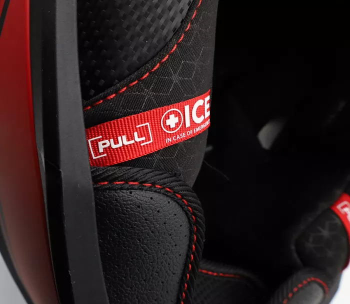 Helma na moto XRC TRCK red/blk