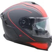 Helma na moto XRC TRCK red/blk